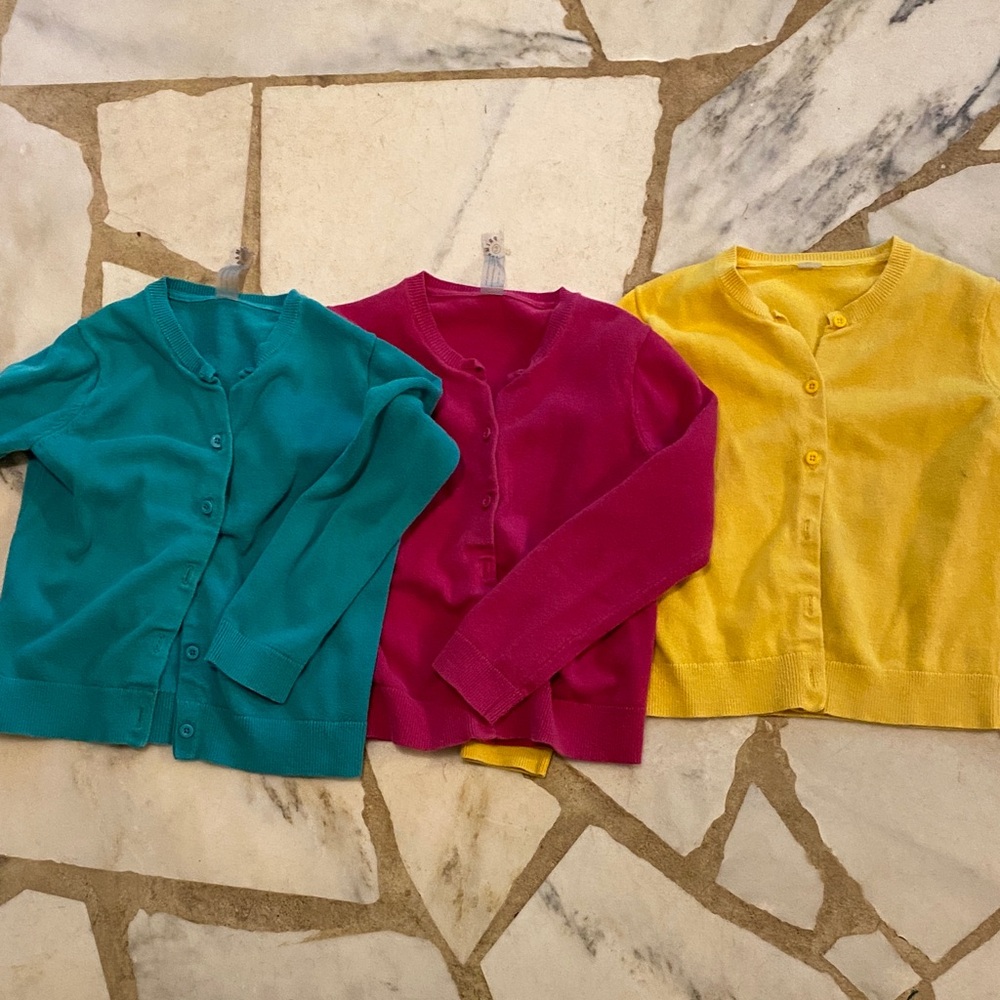 Lot of 3Primary cardigans